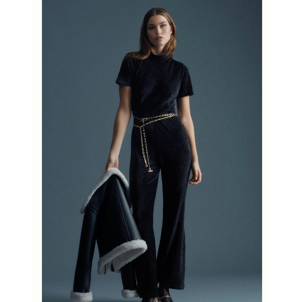 Anthropologie X Hutch Knit Catsuit Black Size 12